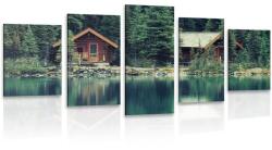 Dovido Tablou 5-piese parcul Yoho în Canada - 150x75