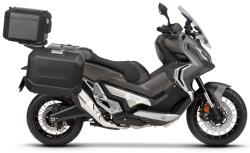 Shad Set complet de cutii de aluminiu SHAD TERRA NEGRU, 48L cutie centrala si 36L 36L cutii laterale, incluzand kit de montaj si placa SHAD HONDA X-ADV 750 (261826)