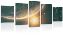 Dovido Tablou 5-piese vizualizare din univers - 150x75