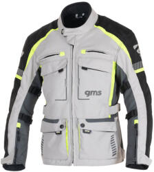 GMS Geaca 3 in 1 touring GMS EVEREST grey-black-yellow 2XL (279876)