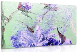 Dovido Tablou bujorii moderne pictate - 90x60