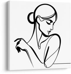 Dovido Tablou linie feminină misterioasă - 50x50