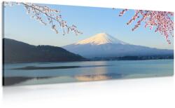Dovido Tablou vedere din lacul la Fuji - 120x60