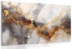 Dovido Tablou marmură maro-gri - 120x80