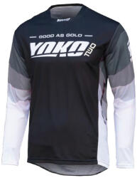 Yoko MX jersey YOKO TWO black white grey XL (278638)