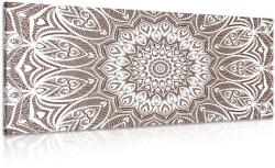 Dovido Tablou Mandala armonie pe un fundal maro - 60x30
