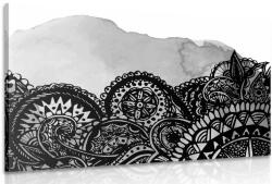 Dovido Tablou Mandala în design alb-negru - 90x60