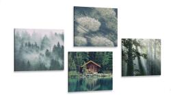 Dovido Set tablouri frumusețile naturale - 4x 60x60