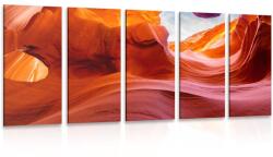 Dovido Tablou 5-piese canionul din Arizona - 100x50