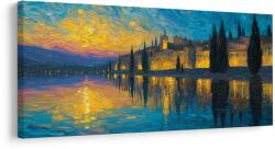 Dovido Tablou lumini de seară ale orașului - 60x30