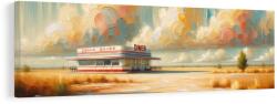 Dovido Tablou bistro la marginea drumului - 135x45