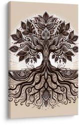 Dovido Tablou arborele vieții decorativ pe bej - 100x150