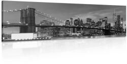 Dovido Tablou podul Brooklyn alb-negru - 150x50