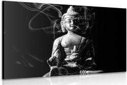 Dovido Tablou statuie Budha în design alb-negru - 40x30
