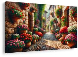 Dovido Tablou alee cu flori - 150x100