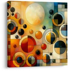 Dovido Tablou geometrie în tonuri calde - 30x30