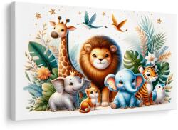 Dovido Tablou regele junglei și prietenii lui drăgălași - 60x40