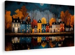 Dovido Tablou sat magic de iarnă - 120x80 - dovido - 352,87 RON