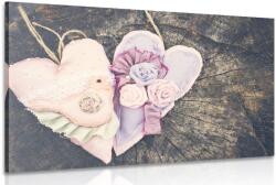 Dovido Tablou handmade inimioară pe trunchi - 120x80