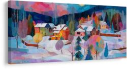 Dovido Tablou sat magic de iarnă - 60x30