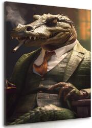 Dovido Tablou animal gangster crocodil - 100x150