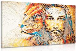 Dovido Tablou atotputernic cu leul - 90x60