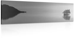 Dovido Tablou velier în design alb-negru - 135x45