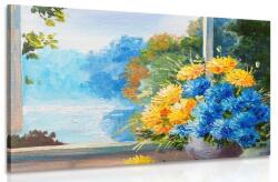 Dovido Tablou buchet de primăvară lângă geam - 120x80