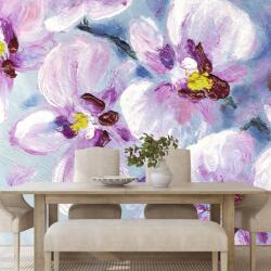 Dovido Tapet flori romantice violete - 245x270