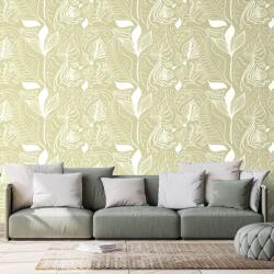 Dovido Tapet frunze magice în design verde - 49x1000