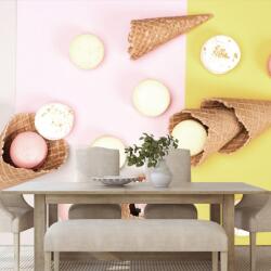 Dovido Fototapet macaroons într-un con - 147x270