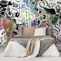 Dovido Tapet street art cu elementele vesele - 147x270