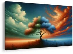 Dovido Tablou copacul vieții în vârtej colorat - 90x60