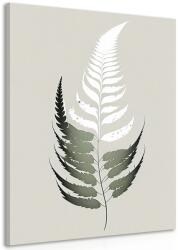 Dovido Tablou frunzuliță de ferigă minimalistă - 80x120