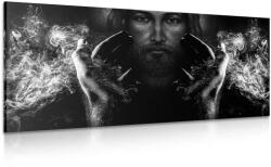 Dovido Tablou credința în Isus în design alb-negru - 120x60