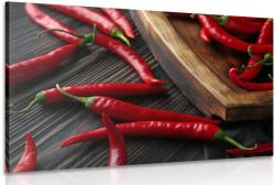 Dovido Tablou bord cu ardei chili - 120x80