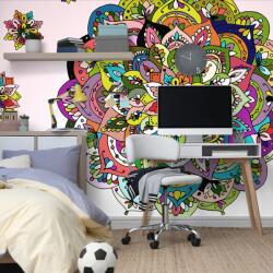 Dovido Tapet Mandala colorată - 98x66