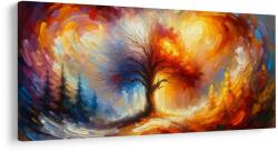 Dovido Tablou arborele vieții colorat în furtună - 100x50