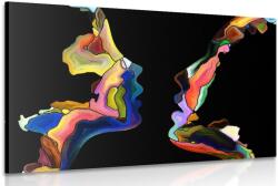 Dovido Tablou fețe abstracte a ființelor umane - 90x60