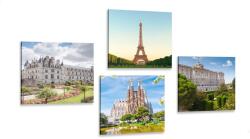 Dovido Set tablouri cele mai uimitoare monumente turistice din lume - 4x 40x40