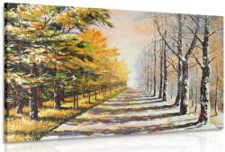 Dovido Tablou alee copacilor de toamnă - 60x40