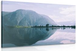 Dovido Tablou sceneria pictată a râului montan - 40x30