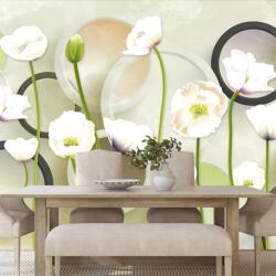 Dovido Tapet maci pe fundal abstract - 343x231