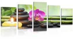 Dovido Tablou 5-piese natura moartă Feng Shui - 200x100