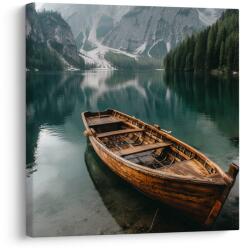 Dovido Tablou barcă de lemn în natură - 20x20