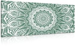 Dovido Tablou Mandala armonie pe un fundal verde - 100x50