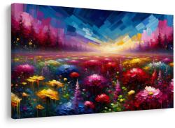 Dovido Tablou pajiște strălucitoare plină de flori - 30x20