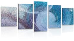Dovido Tablou 5-piese linii abstracte moderne - 200x100