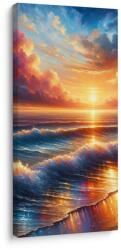 Dovido Tablou valuri la apus - 40x80