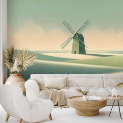 Dovido Fototapet peisaj cu moară de vânt - 196x270